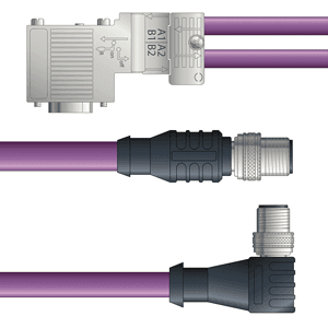 Lapp PB4110149F10 PB4110149F10 - LAPP UNITRONIC® PROFIBUS Cordsets 24 AWG / 1 pair Bus - Violet Polyurethane (PUR) - M12 Male and M12 Male 90 deg / D-sub Node connectors - 10m PB4110149F10 on Advantage Electric Supply
