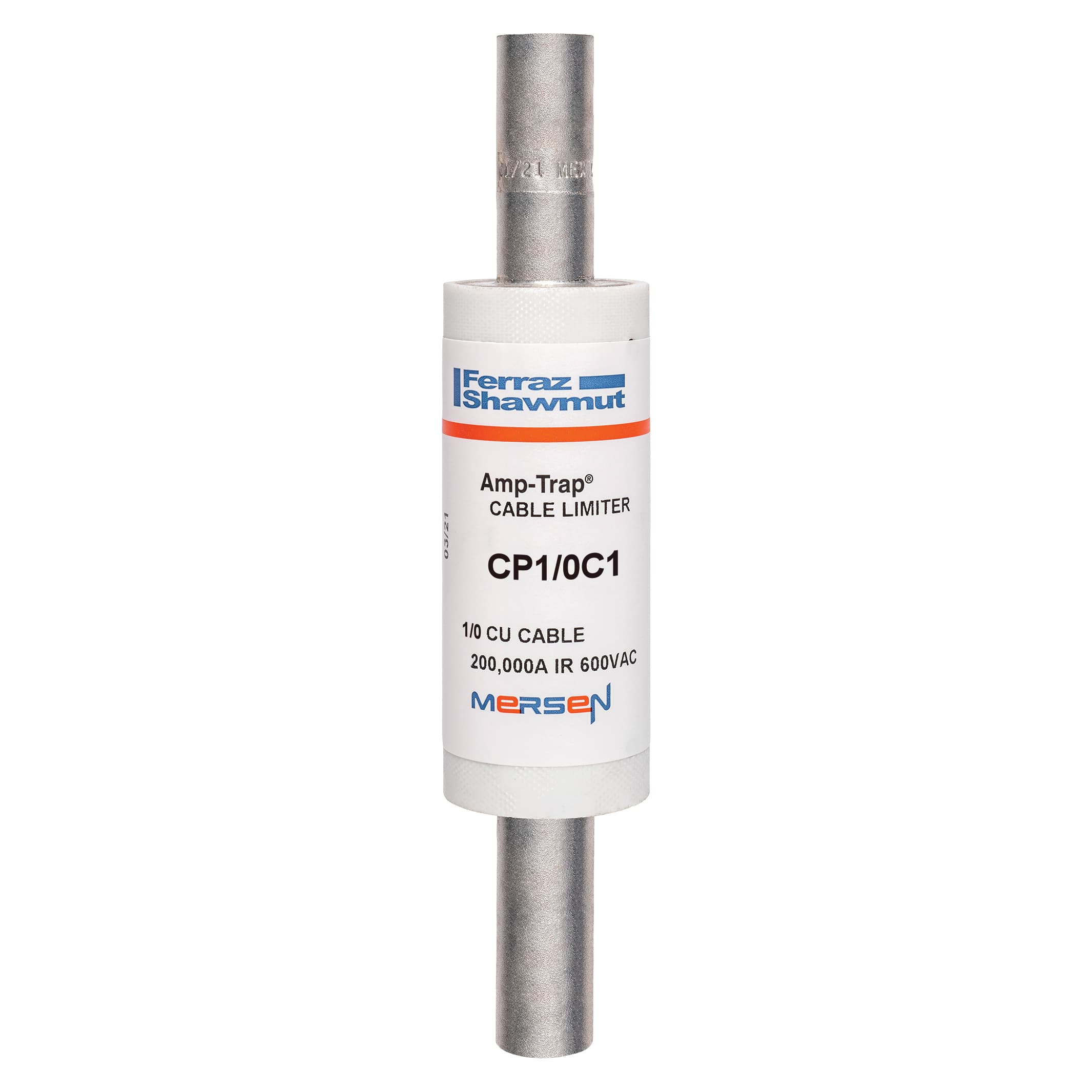 Mersen CP1/0C1 CP1/0C1 Mersen Fuse CP 600VAC 1/0 AWG Cable To Cable Amp-Trap® CP1/0C1 on Advantage Electric Supply