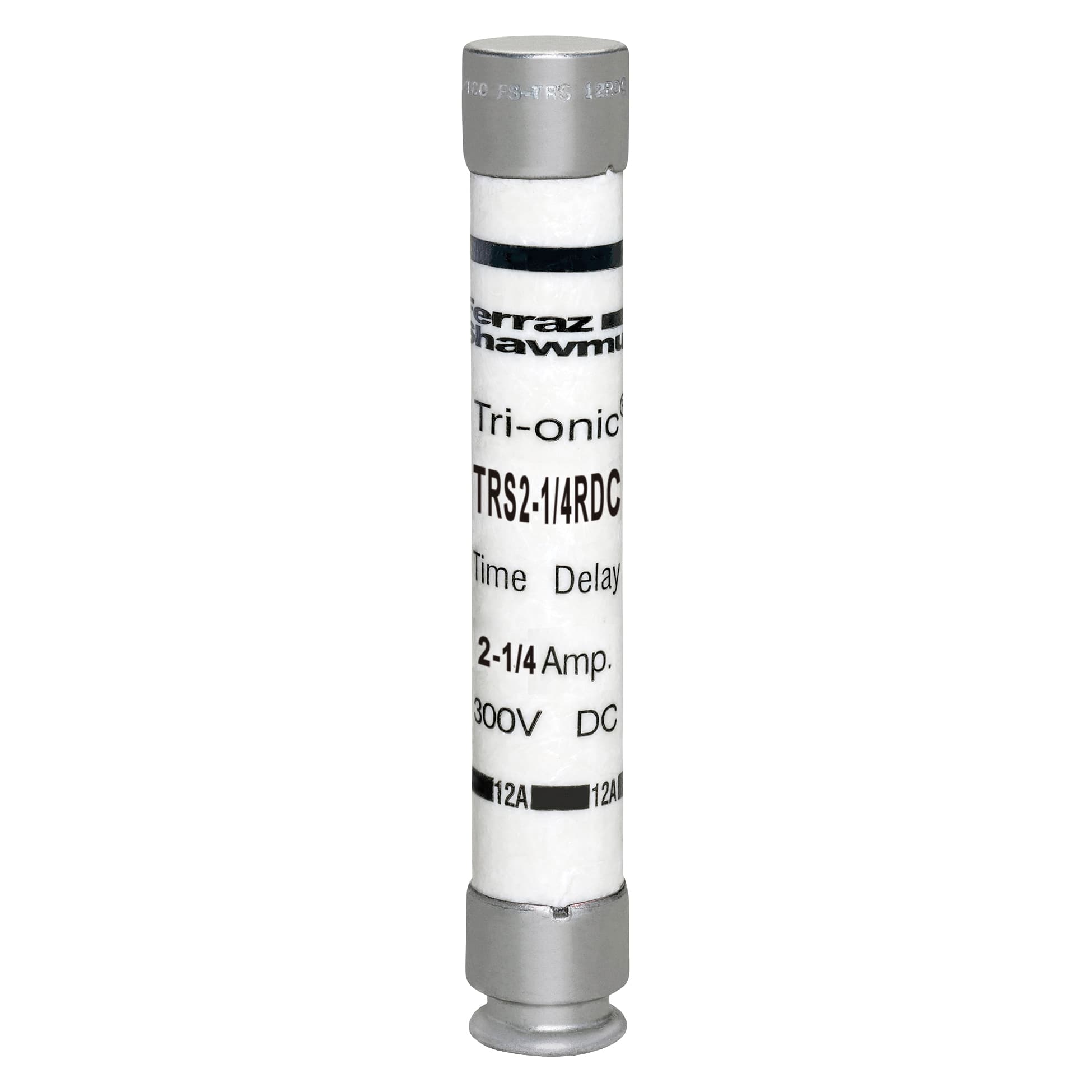 Mersen TRS2-1/4RDC TRS2-1/4RDC Mersen - Fuse TRS-RDC - Class RK5 - Time-Delay 300VDC 2.25A Ferrule Tri-Onic® TRS2-1/4RDC on Advantage Electric Supply