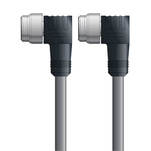 Lapp DN4110054F05 DN4110054F05 - LAPP UNITRONIC® DeviceNet Cordsets 14 & 18 AWG / 1 + 1 pair Bus - Gray PVC - 7/8 in Male 90 deg / 7/8 in Male 90 deg connectors - 5m DN4110054F05 on Advantage Electric Supply