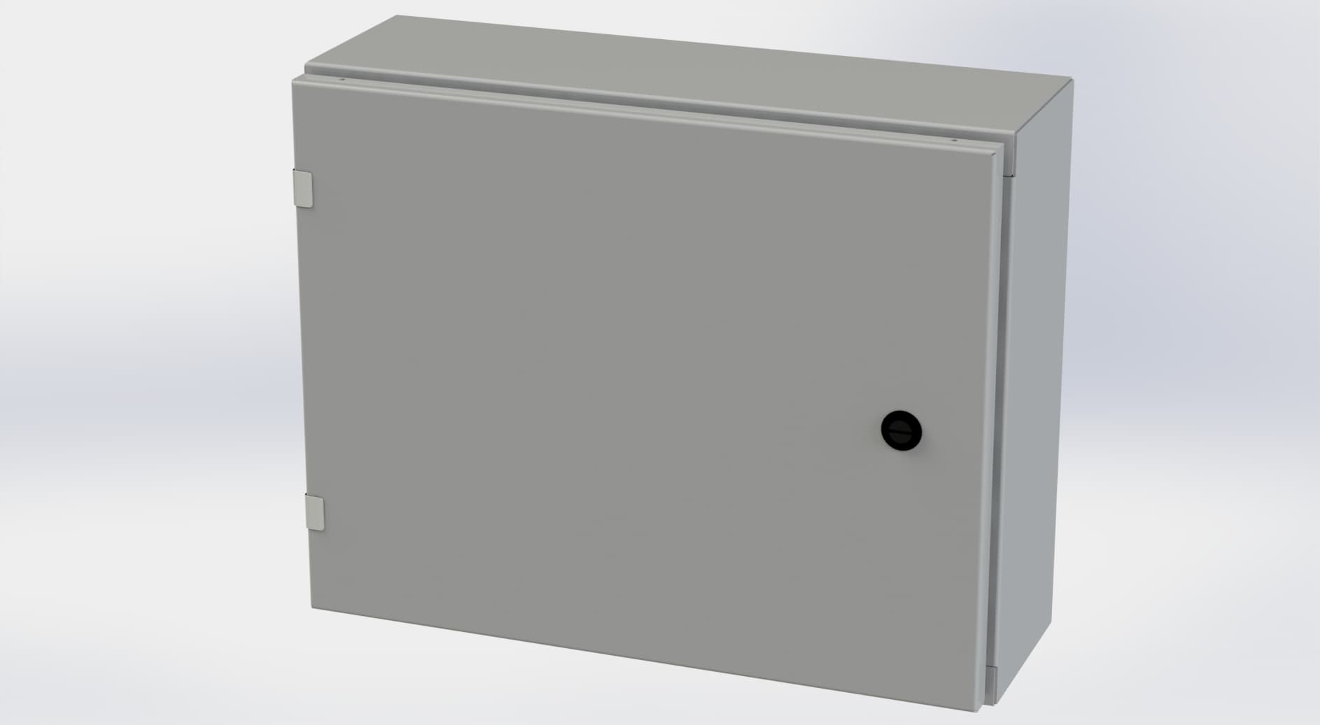 Saginaw Control SCE-16EL2006LP EL Enclosure, Height:16.00", Width:20.00", Depth:6.00", ANSI-61 gray powder coating inside and out. Optional sub-panels are powder coated white. SCE-16EL2006LP on Advantage Electric Supply
