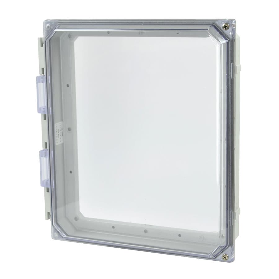 Allied Moulded Products AMHMI120CCH 12"x10" HMI Cover Kit with 2-screw hinged clear cover AMHMI120CCH on Advantage Electric Supply