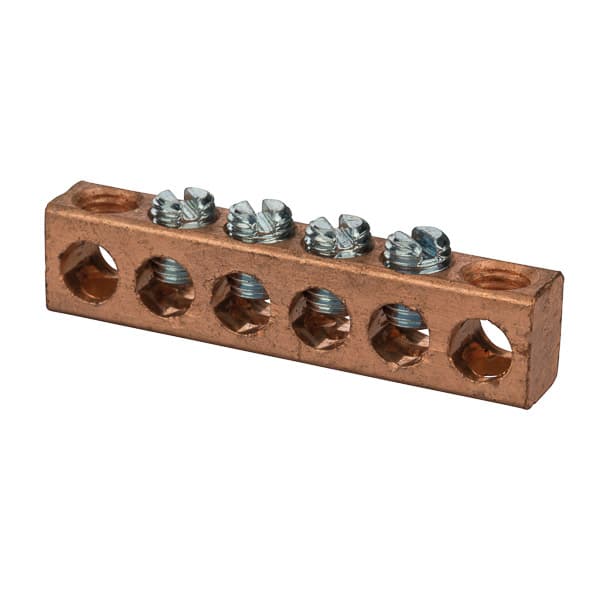 NSI Industries 4C-14-616 4C-14-616 NSI - Copper Multiple Connector, 4-14 Awg, 6 Holes 4 Circuits 4C-14-616 on Advantage Electric Supply