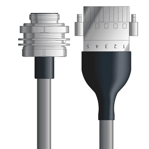 Lapp DN4110050S01 DN4110050S01 - LAPP UNITRONIC® DeviceNet Cordsets 15 & 18 AWG / 1 + 1 pair Bus - Gray PVC - 7/8 in Male Bulkhead / Plug Header connectors - 1m DN4110050S01 on Advantage Electric Supply