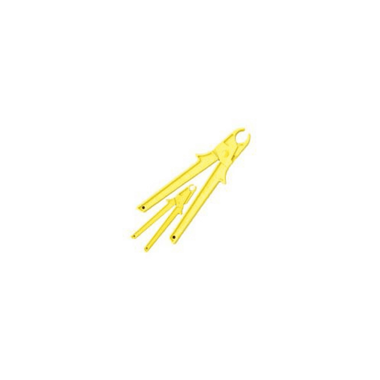 Mersen 34-001G 5" L, 9/32 to 1/2" Diameter, 32 to 250 V, 0 to 30 A, Yellow, Plastic, Fully Insulated, Small, Fuse Puller 34-001G on Advantage Electric Supply