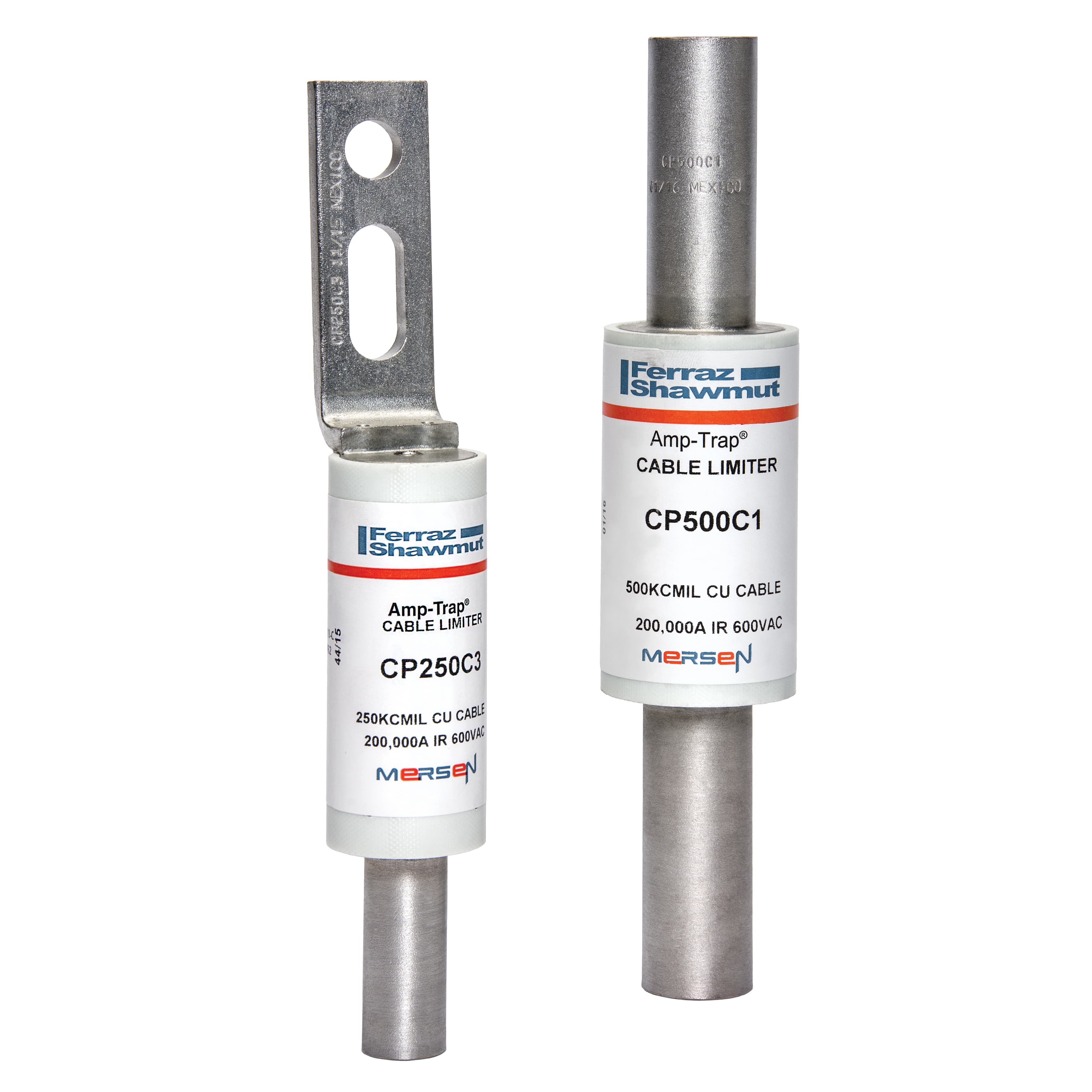 Mersen CP500C1-TI CP500C1-TI Mersen Fuse CP 600VAC 500 MCM Cable To Cable TI Indicator Amp-Trap® CP500C1-TI on Advantage Electric Supply