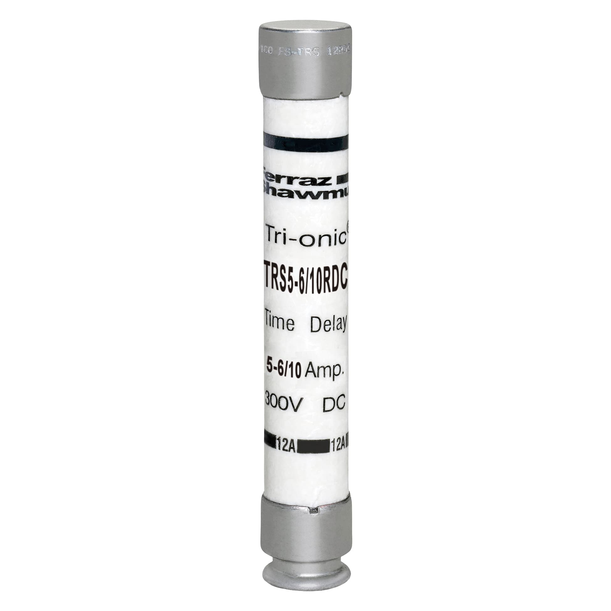 Mersen TRS5-6/10RDC TRS5-6/10RDC Mersen - Fuse TRS-RDC - Class RK5 - Time-Delay 300VDC 5.6A Ferrule Tri-Onic® TRS5-6/10RDC on Advantage Electric Supply