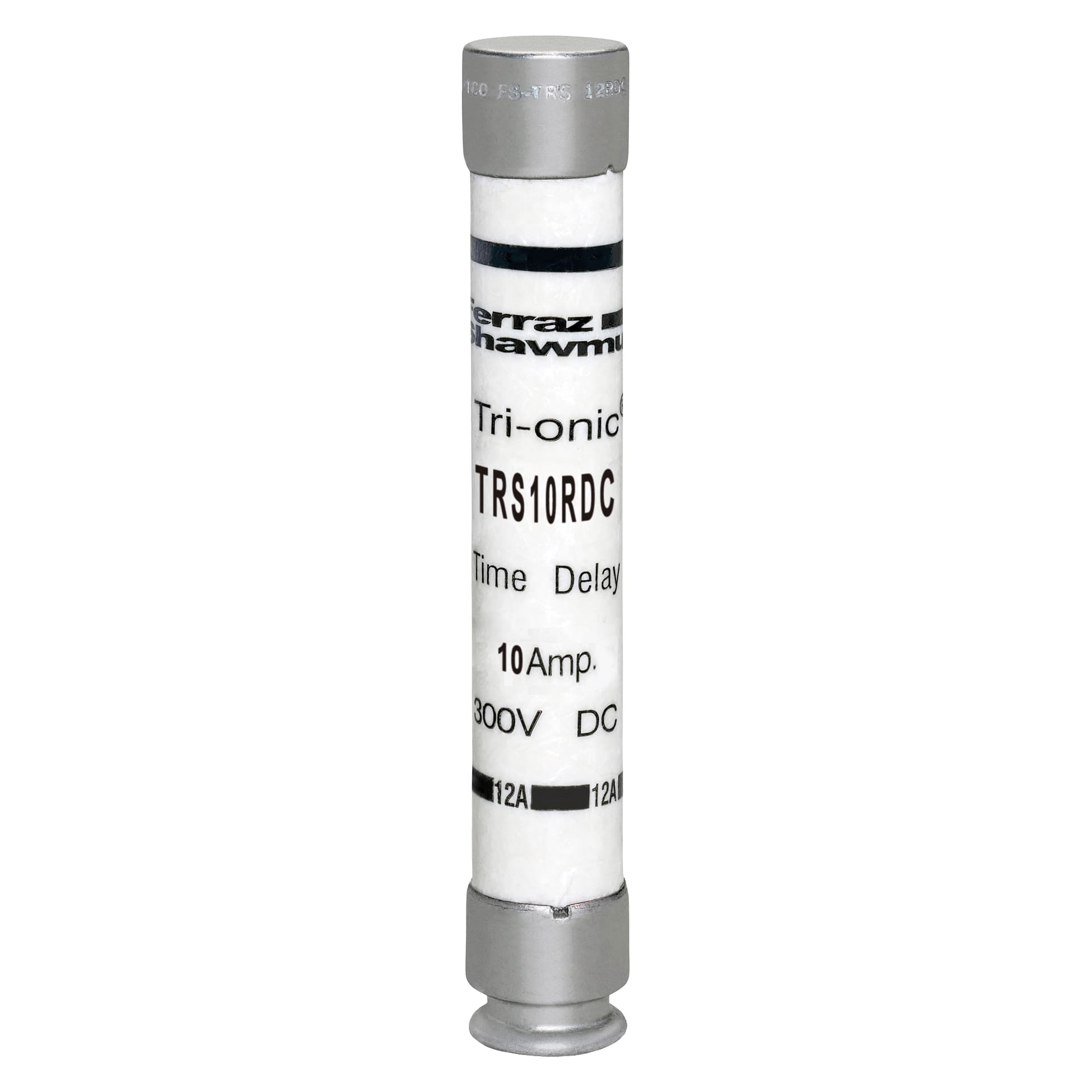 Mersen TRS10RDC TRS10RDC Mersen - Fuse TRS-RDC - Class RK5 - Time-Delay 300VDC 10A Ferrule Tri-Onic® TRS10RDC on Advantage Electric Supply