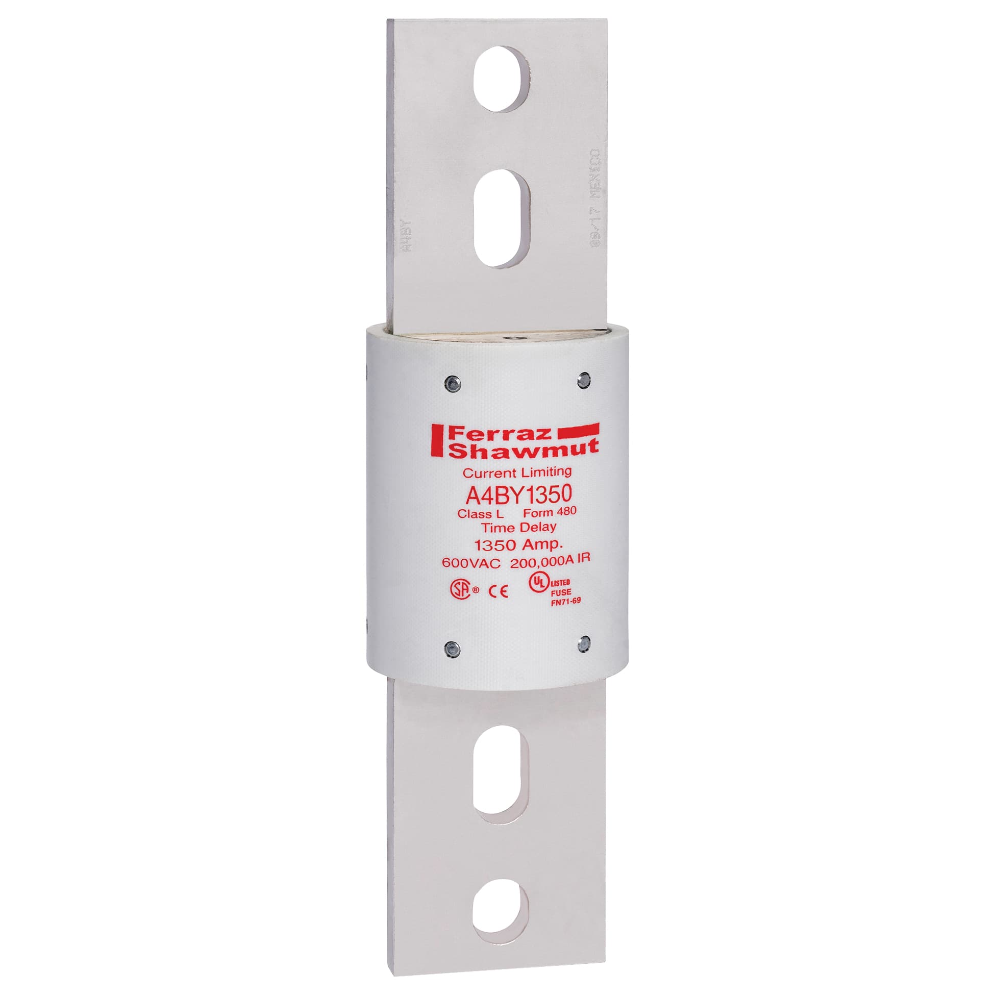 Mersen A4BY1350 A4BY1350 Mersen - Fuse A4BY - Class L - Time-Delay 600VAC 300VDC 1350A Blade Amp-Trap® A4BY1350 on Advantage Electric Supply