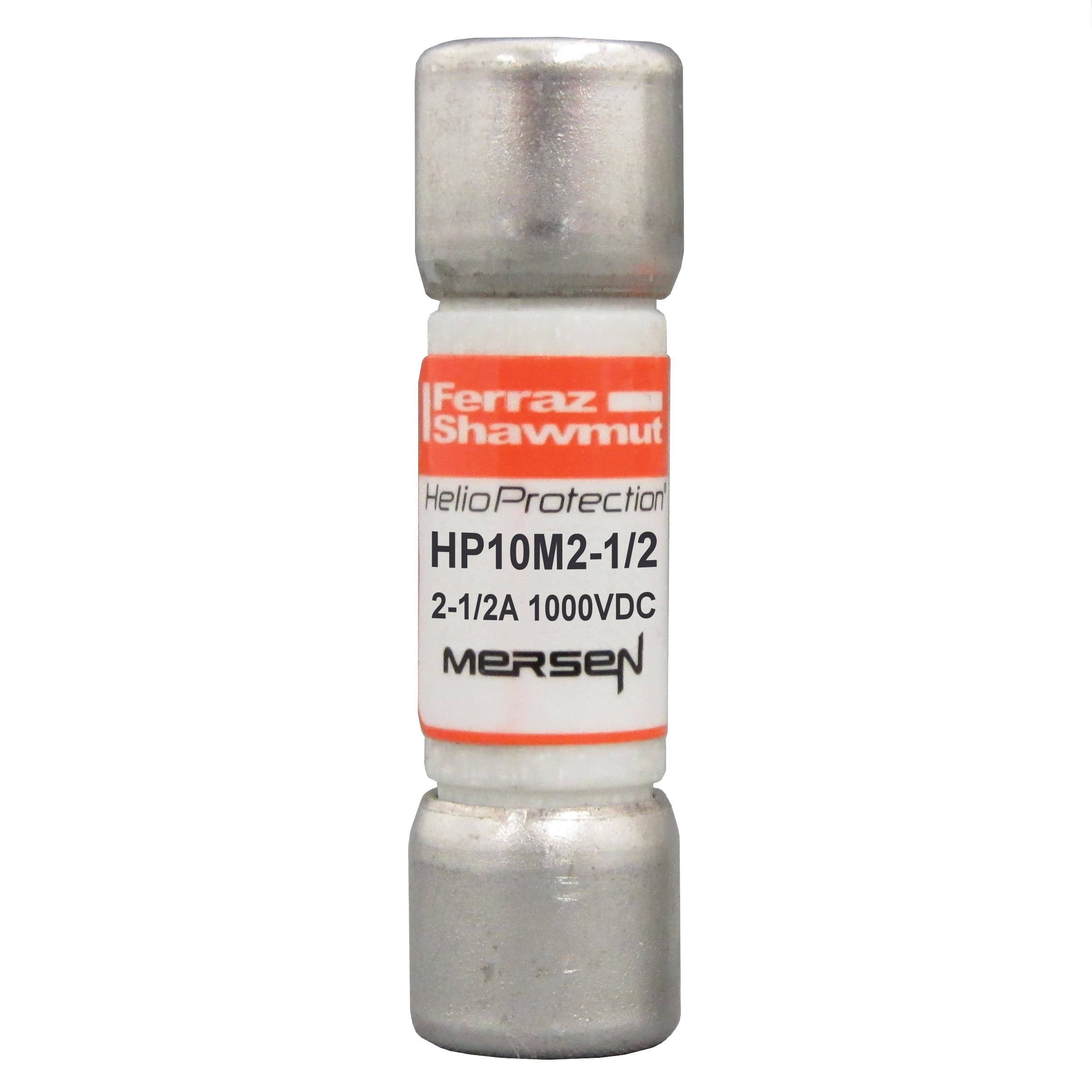 Mersen HP10M2-1/2 HP10M2-1/2 Mersen Photovoltaic fuse gPV 1000VDC UL 2.5A With Ferrule For Clip HP10M2-1/2 on Advantage Electric Supply