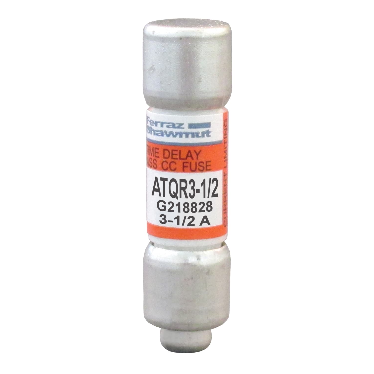 Mersen ATQR3-1/2 ATQR3-1/2 Mersen - Fuse ATQR - Class CC - Time-Delay 600VAC 300VDC 3.5A Ferrule Amp-Trap 2000® ATQR3-1/2 on Advantage Electric Supply