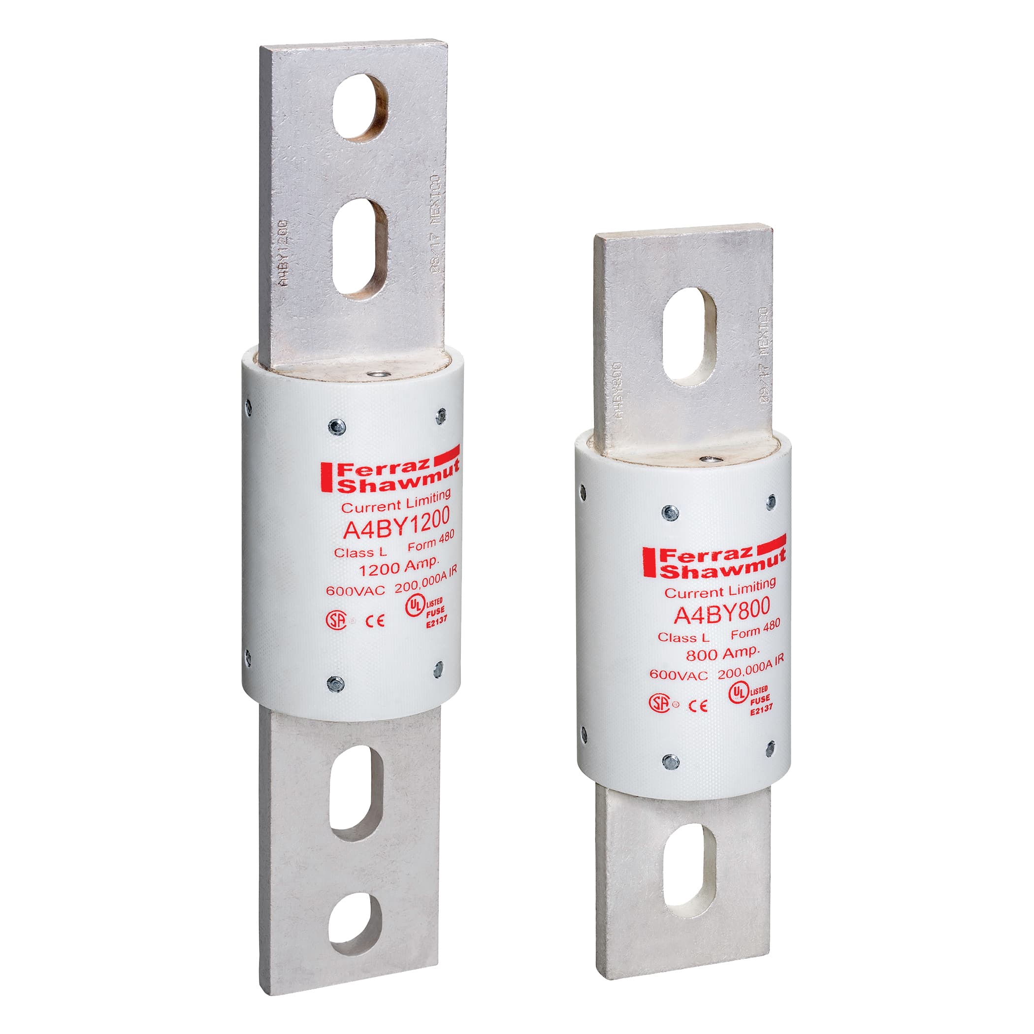 Mersen A4BY2500-TI A4BY2500-TI Mersen - Fuse A4BY - Class L - Time-Delay 600VAC 300VDC 2500A Blade TI Indicator Amp-Trap® A4BY2500-TI on Advantage Electric Supply