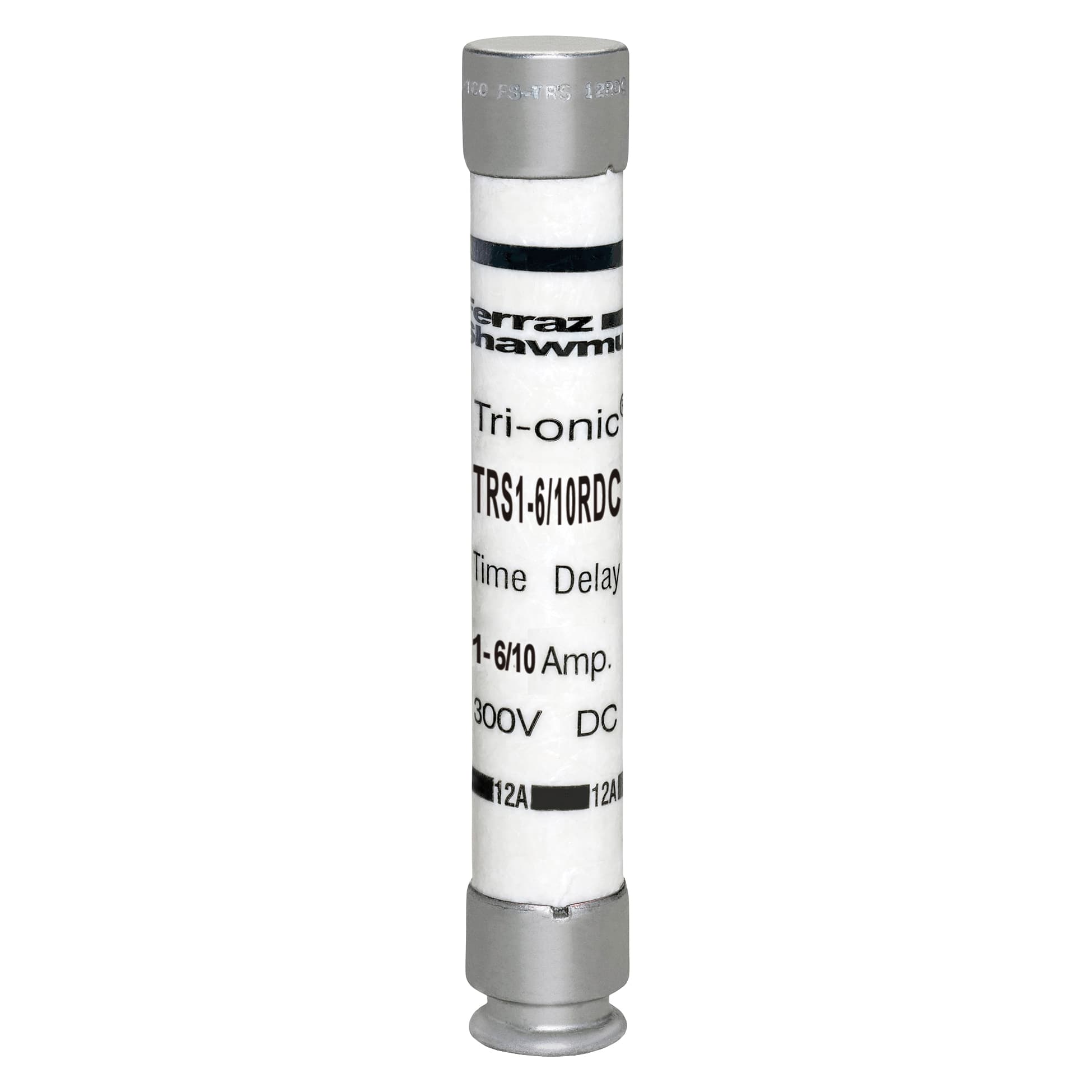 Mersen TRS1-6/10RDC TRS1-6/10RDC Mersen - Fuse TRS-RDC - Class RK5 - Time-Delay 300VDC 1.6A Ferrule Tri-Onic® TRS1-6/10RDC on Advantage Electric Supply