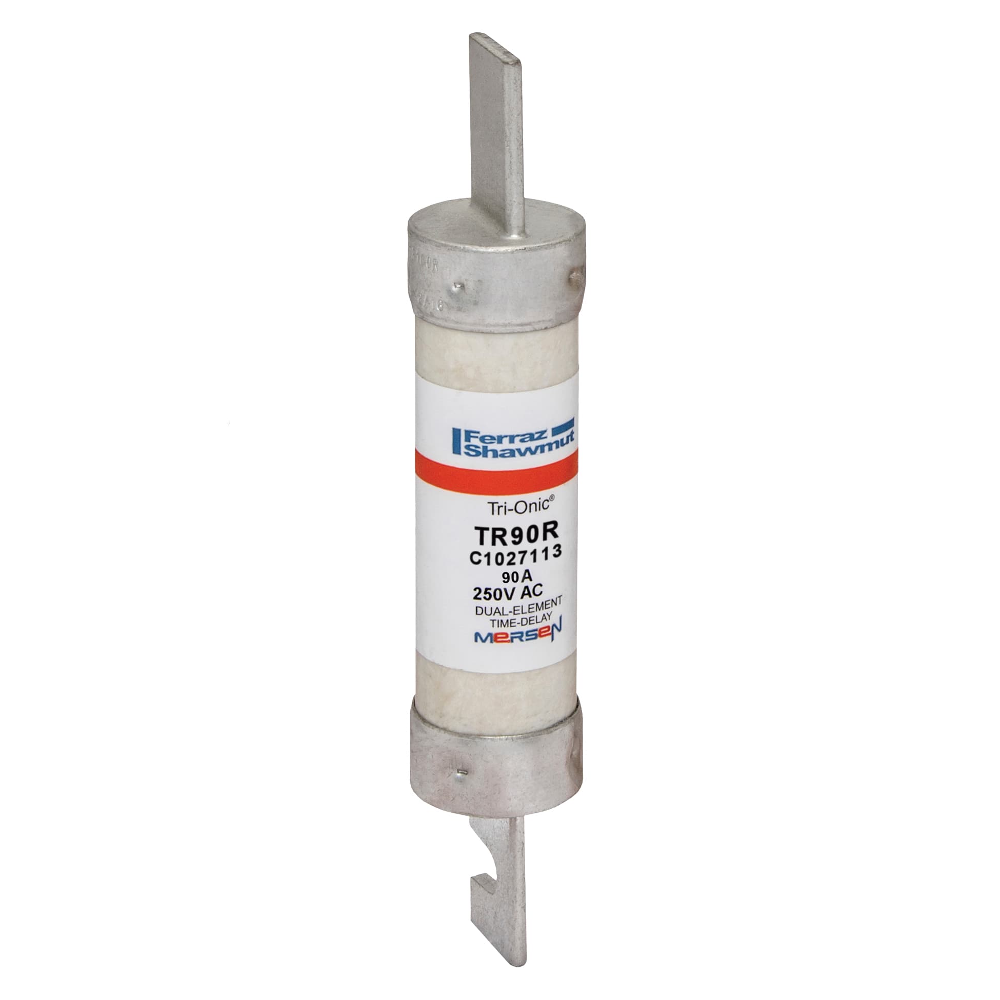 Mersen TR90R TR90R Mersen - Fuse TR-R - Class RK5 - Time-Delay 250VAC 250VDC 90A Blade Tri-Onic® TR90R on Advantage Electric Supply