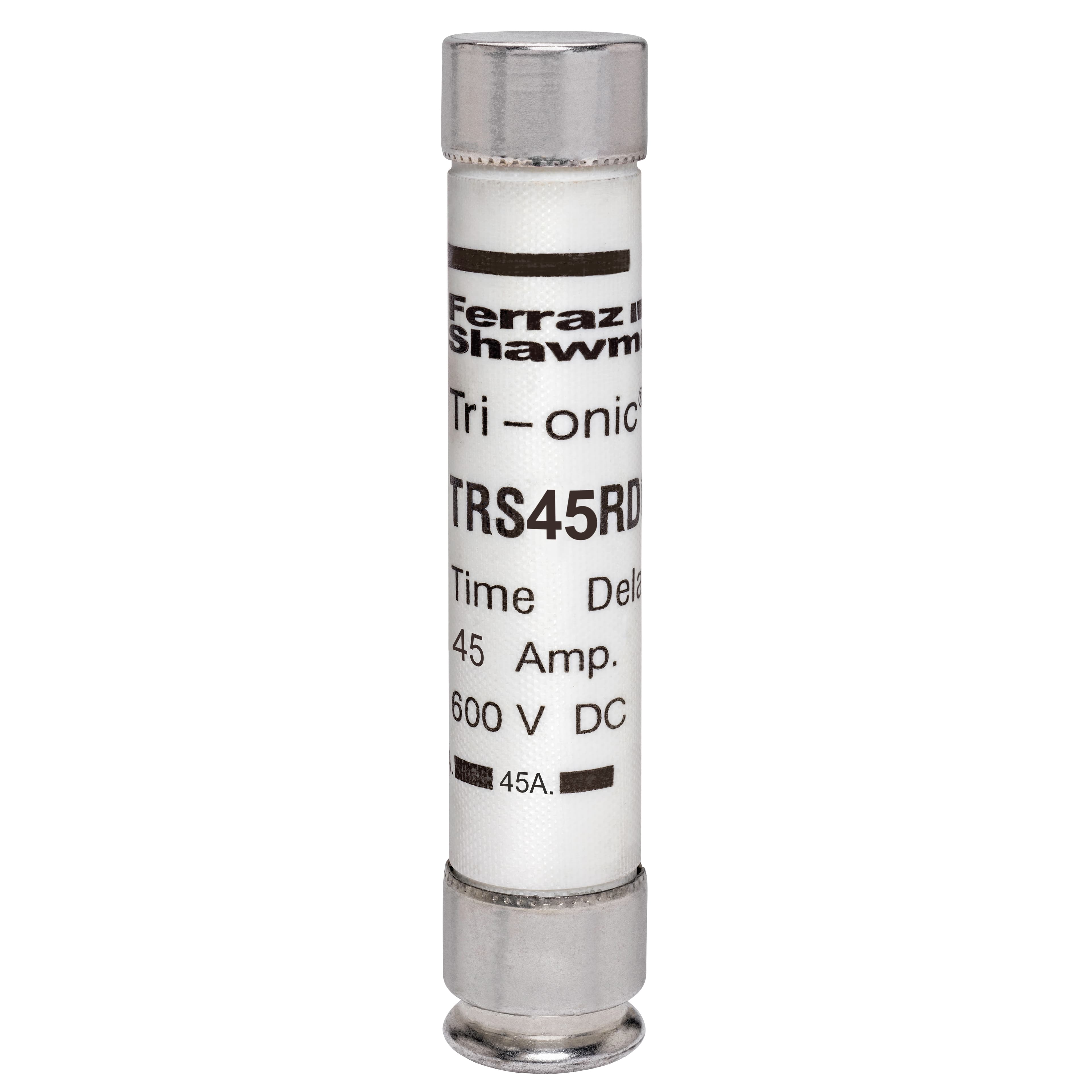 Mersen TRS45RDC TRS45RDC Mersen - Fuse TRS-RDC - Class RK5 - Time-Delay 600VDC 45A Ferrule Tri-Onic® TRS45RDC on Advantage Electric Supply