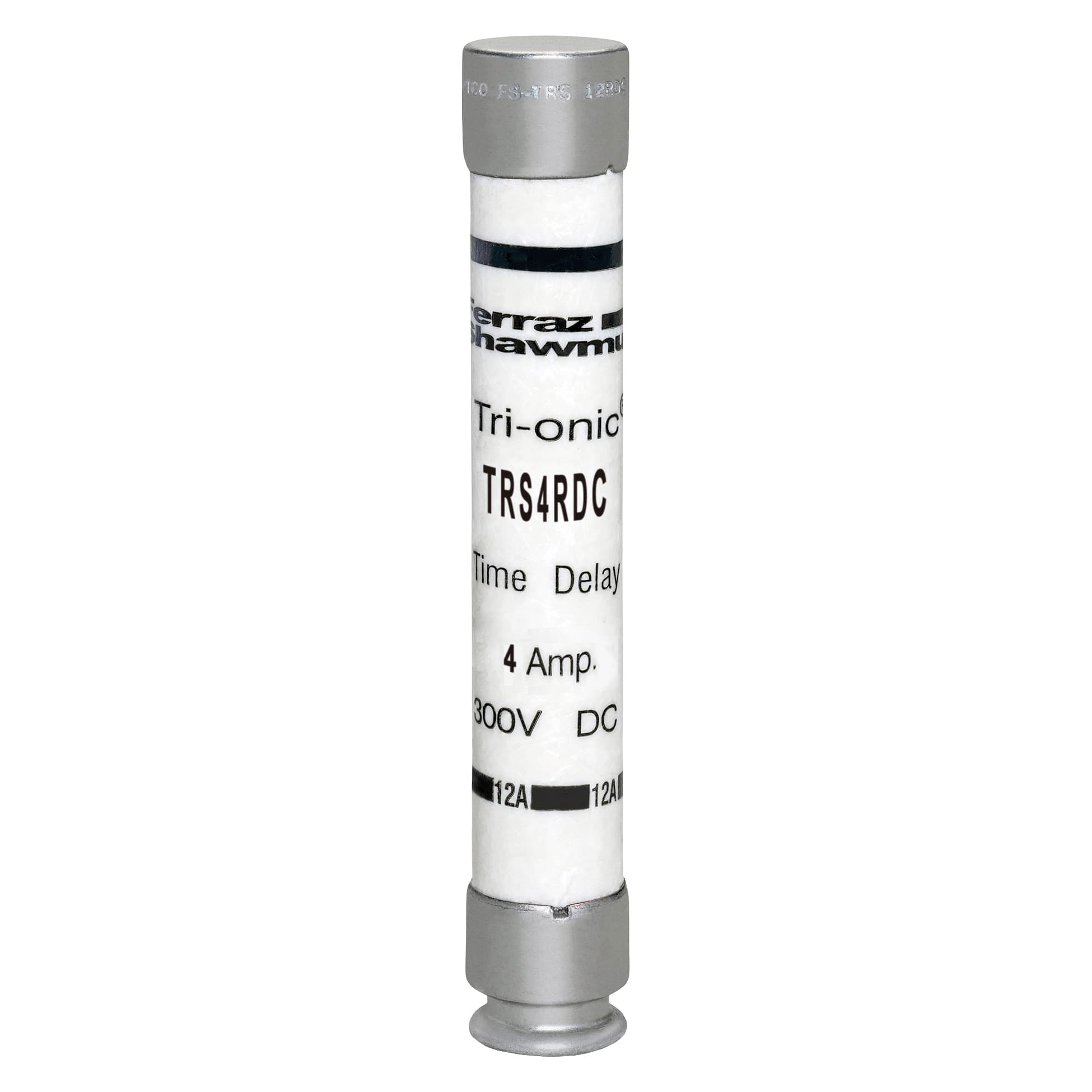 Mersen TRS4RDC TRS4RDC Mersen - Fuse TRS-RDC - Class RK5 - Time-Delay 300VDC 4A Ferrule Tri-Onic® TRS4RDC on Advantage Electric Supply