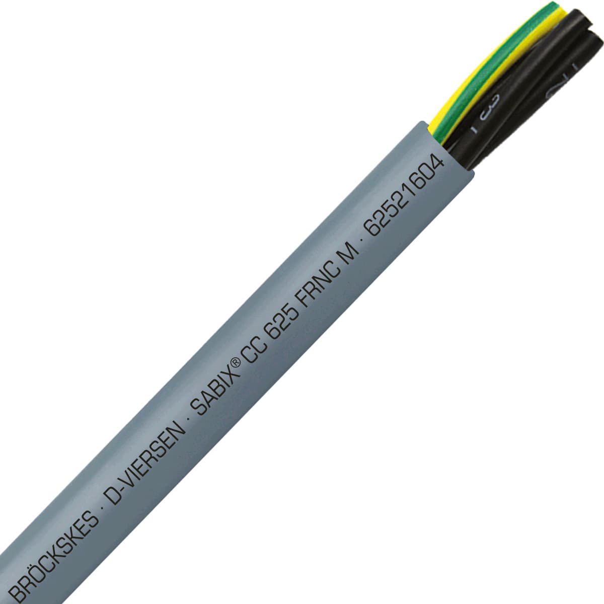 SAB 62521604 SABIX CC 625 FRNC M - 16 AWG/4c, halogen-free flame retardant flexible control cable, UL, CSA, CE, RoHS 62521604 on Advantage Electric Supply