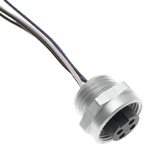 Mencom MINE-5FR-1-18-SS MIN Size I, Receptacle, 5 Pole, Female Straight, 1 Ft, 18awg, European, 5.5A, .5-NPT, Front Mount, Stainless Steel MINE-5FR-1-18-SS on Advantage Electric Supply