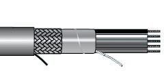 Alpha Wire M5360 SL005 Alpha Essentials Multi-Conductor Cable - Foil Braid Shield - 20 AWG 2 Conductor - Gray - 300V - 100ft - Alpha M5360 SL005 M5360 SL005 on Advantage Electric Supply