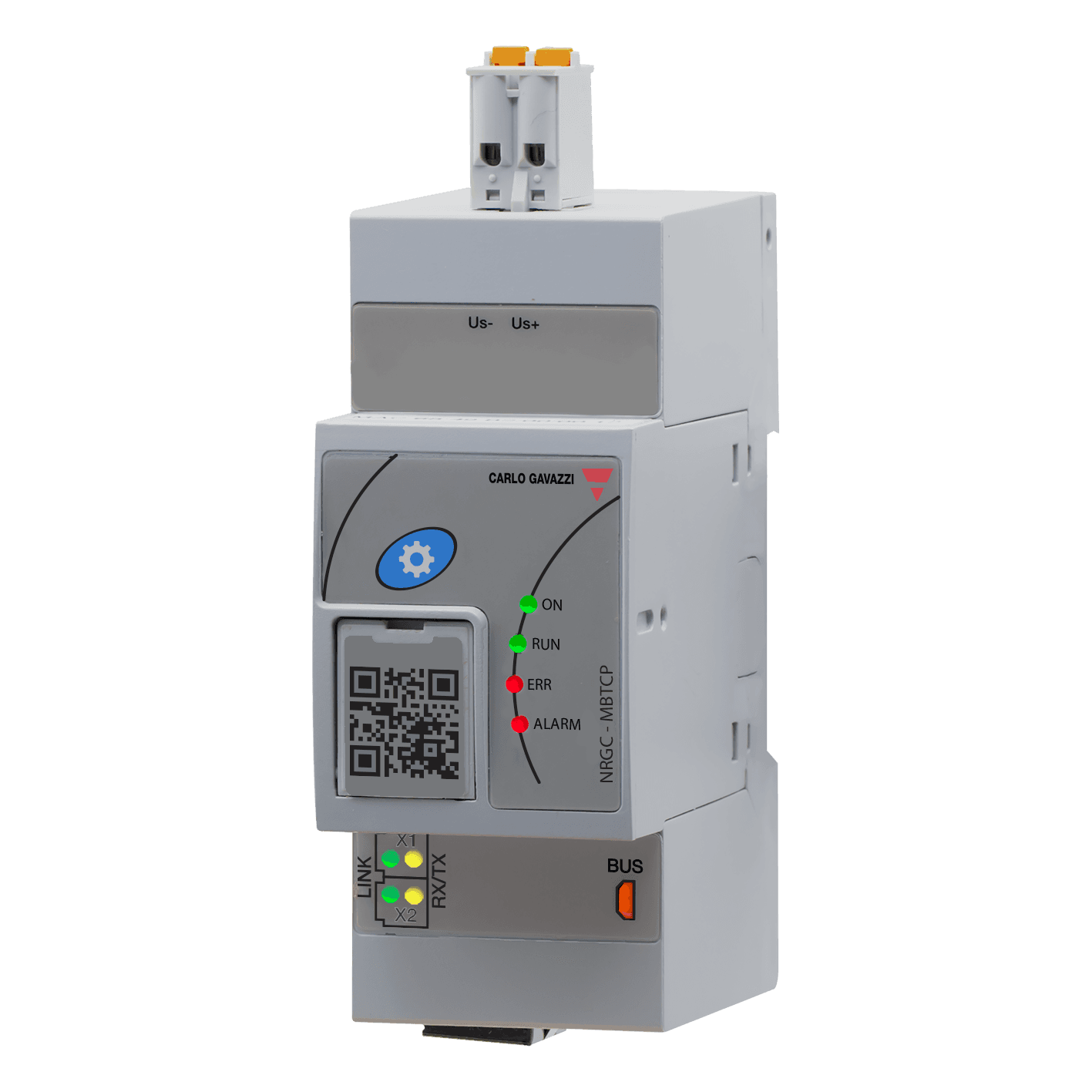 Carlo Gavazzi NRGC-MBTCP Controller for the NRG bus chain, Modbus TCP/IP interface, DIN-rail mount, External supply 24 Vdc, NRG bus termination resistor included NRGC-MBTCP on Advantage Electric Supply