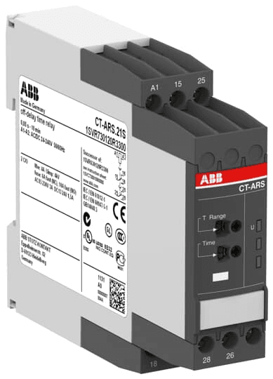 ABB Control 1SVR730120R3300 1SVR730120R3300 ABB Control - CT-ARS.21S TIME RELAY TRUE OFF-DEL. 1SVR730120R3300 on Advantage Electric Supply