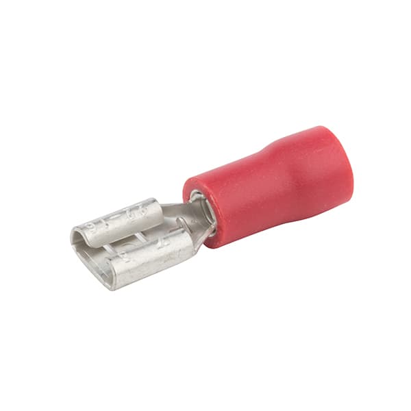 NSI Industries F22-187-2V F22-187-2V NSI - 22-18 Awg Vinyl Insulated Female Disconnect .187X.020 Tab, 100 Per Pack F22-187-2V on Advantage Electric Supply