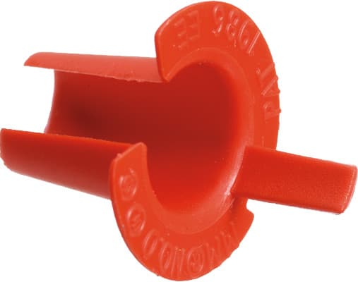 Arlington Industries AS1 Anti-short bushing. Plastic. Trade Size 3/8. Cable Range 14/4 to #4/1, red AS1 on Advantage Electric Supply