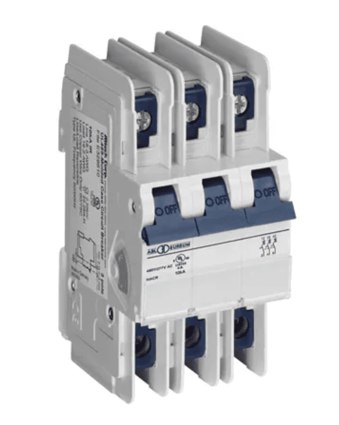 Altech Corp. 3D40UL Circuit Breaker 40A, 3 Pole, 480Y/277V AC, UL489 3D40UL on Advantage Electric Supply