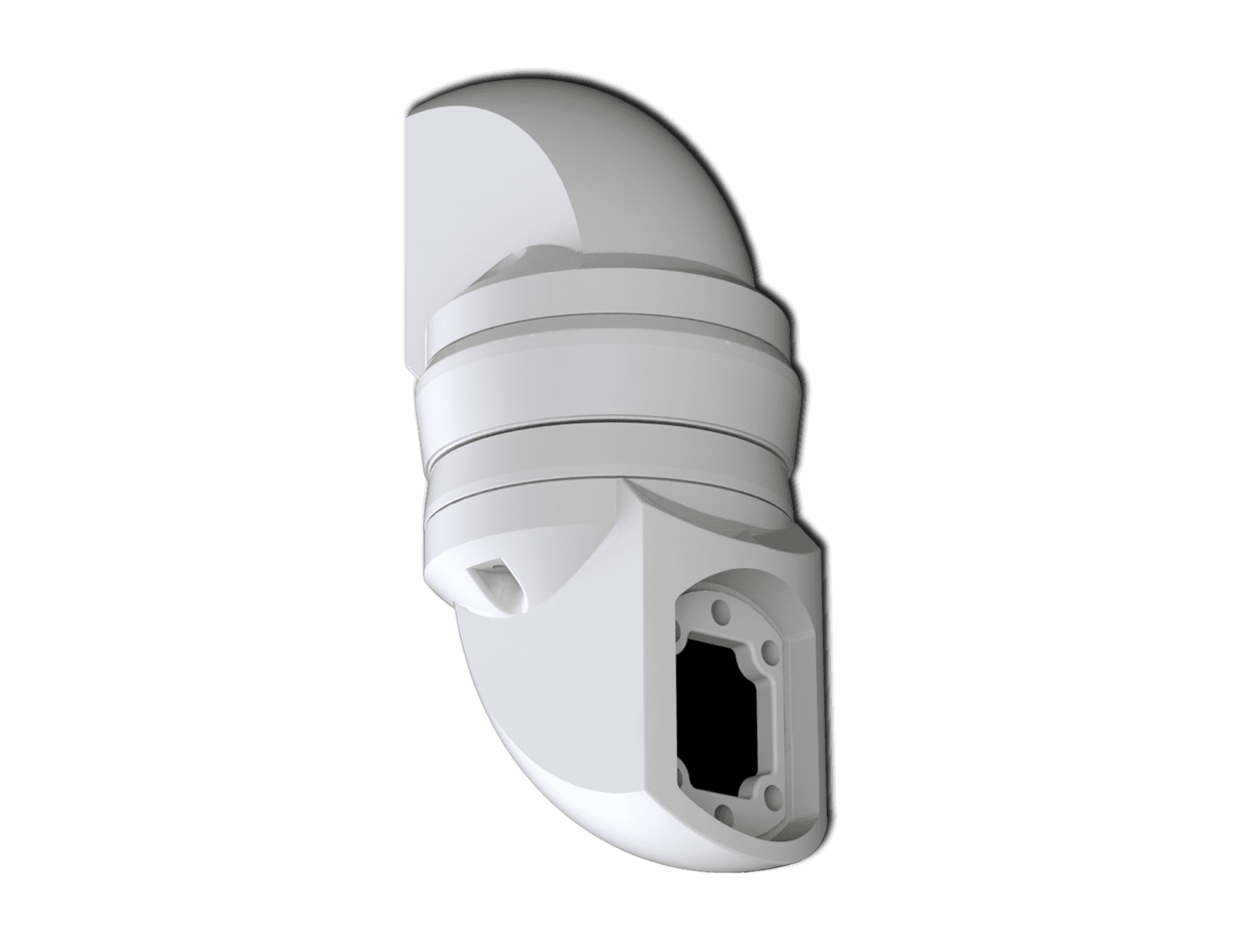 Saginaw Control SCE-SA310IJD Intermediate Joint, 310 Swivel Down Drop, Height:11.46", Width:5.35", Depth:6.34", RAL 7035 powder coated finish. SCE-SA310IJD on Advantage Electric Supply