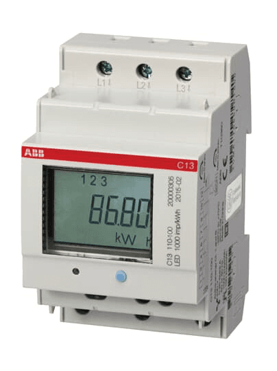 ABB Control 2CMA100191R1000 2CMA100191R1000 ABB Control - C13 110-100, Energy meter'Steel', None, Three-phase, 40 A 2CMA100191R1000 on Advantage Electric Supply