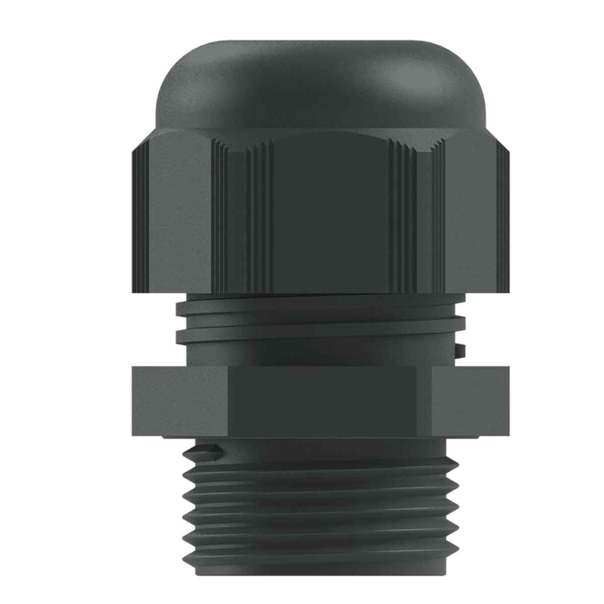 SAB PMB-20R SAB PMB-20R Black Polyamide Dome Cap Cord Grip with reducer bushing and M20 threads, locknut included PMB-20R on Advantage Electric Supply