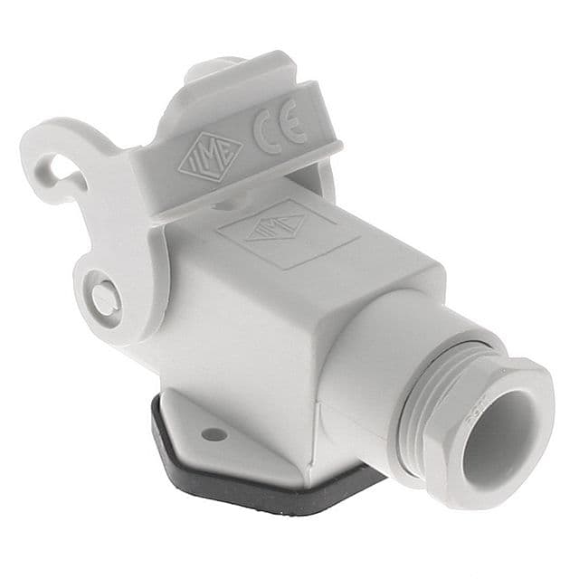 Mencom CK-03IAP Plastic, Rectangular Base, Angled Bulkhead mount, size 21.21, Single Latch, PG11 cable entry, White CK-03IAP on Advantage Electric Supply