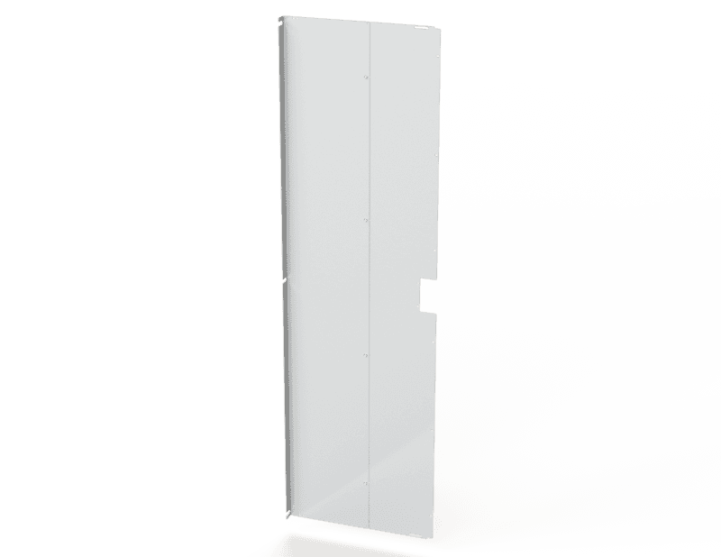 Saginaw Control SCE-BP7224 Plate, Barrier, Height:71.94", Width:21.44", Depth:1.63", Powder coated white. SCE-BP7224 on Advantage Electric Supply