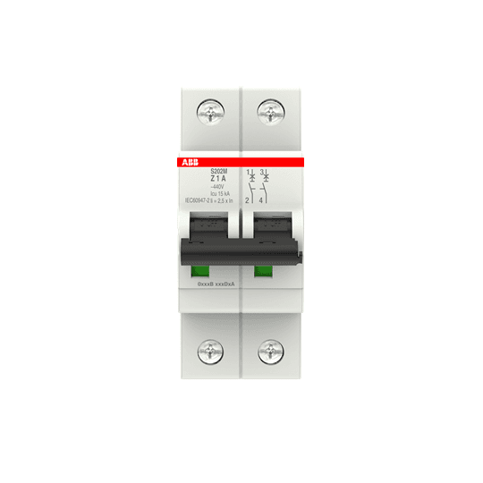 ABB Control 2CDS272001R0218 2CDS272001R0218 ABB Control - S202M-Z1 Miniature Circuit Breaker - 2P - Z - 1 A 2CDS272001R0218 on Advantage Electric Supply