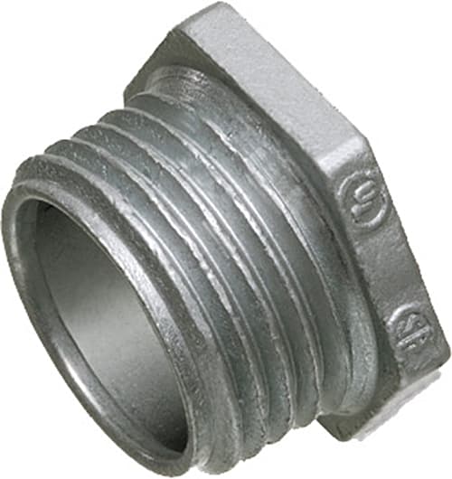 Arlington Industries 506 2" Conduit nipple, zinc die-cast, Provides burr free entrance into the box. Trade Name - Chase Nipple 506 on Advantage Electric Supply