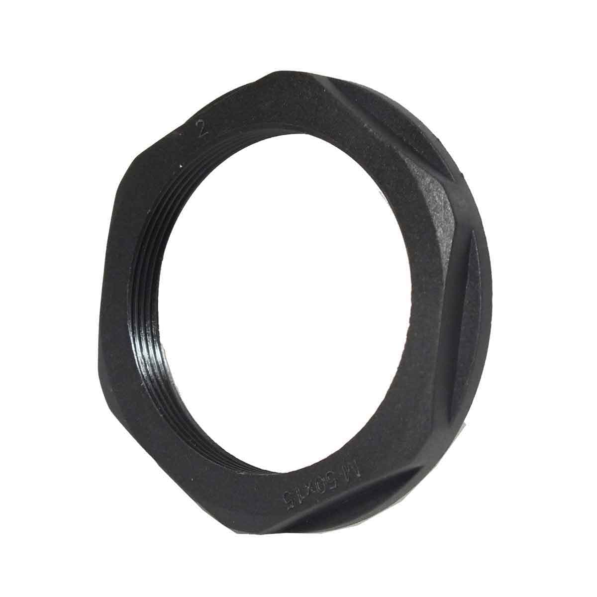 SAB LPB-48 SAB LPB-48 Black Plastic Hexagonal Locknut with PG 48 threads LPB-48 on Advantage Electric Supply
