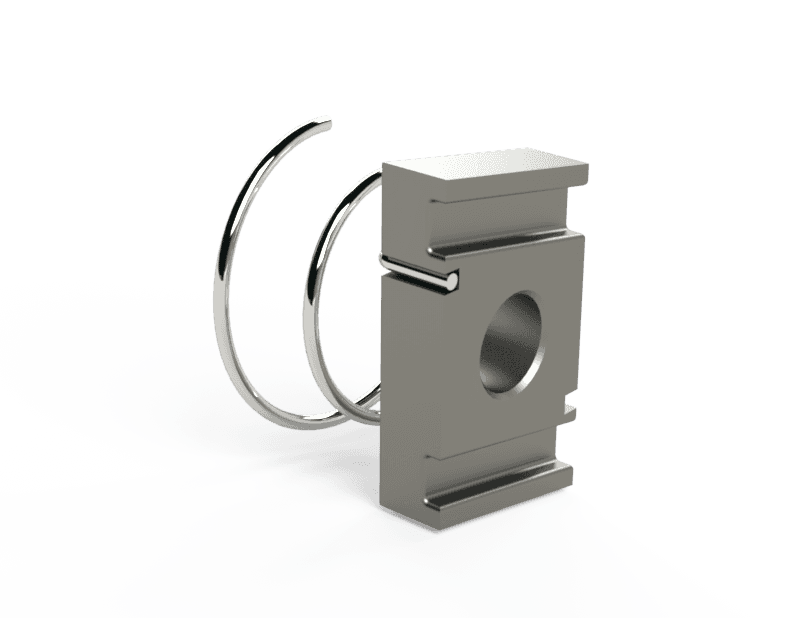 Saginaw Control SCE-PS1032CN Channel Nut Kit (20pcs), Height:6.00", Width:3.00", Depth:1.00",  SCE-PS1032CN on Advantage Electric Supply