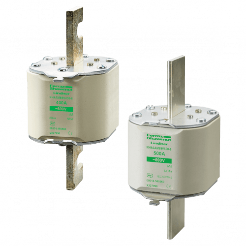 Mersen V227994 NH fuse-link aM, 690VAC, size 4, 1000A top indicator/live tags V227994 on Advantage Electric Supply