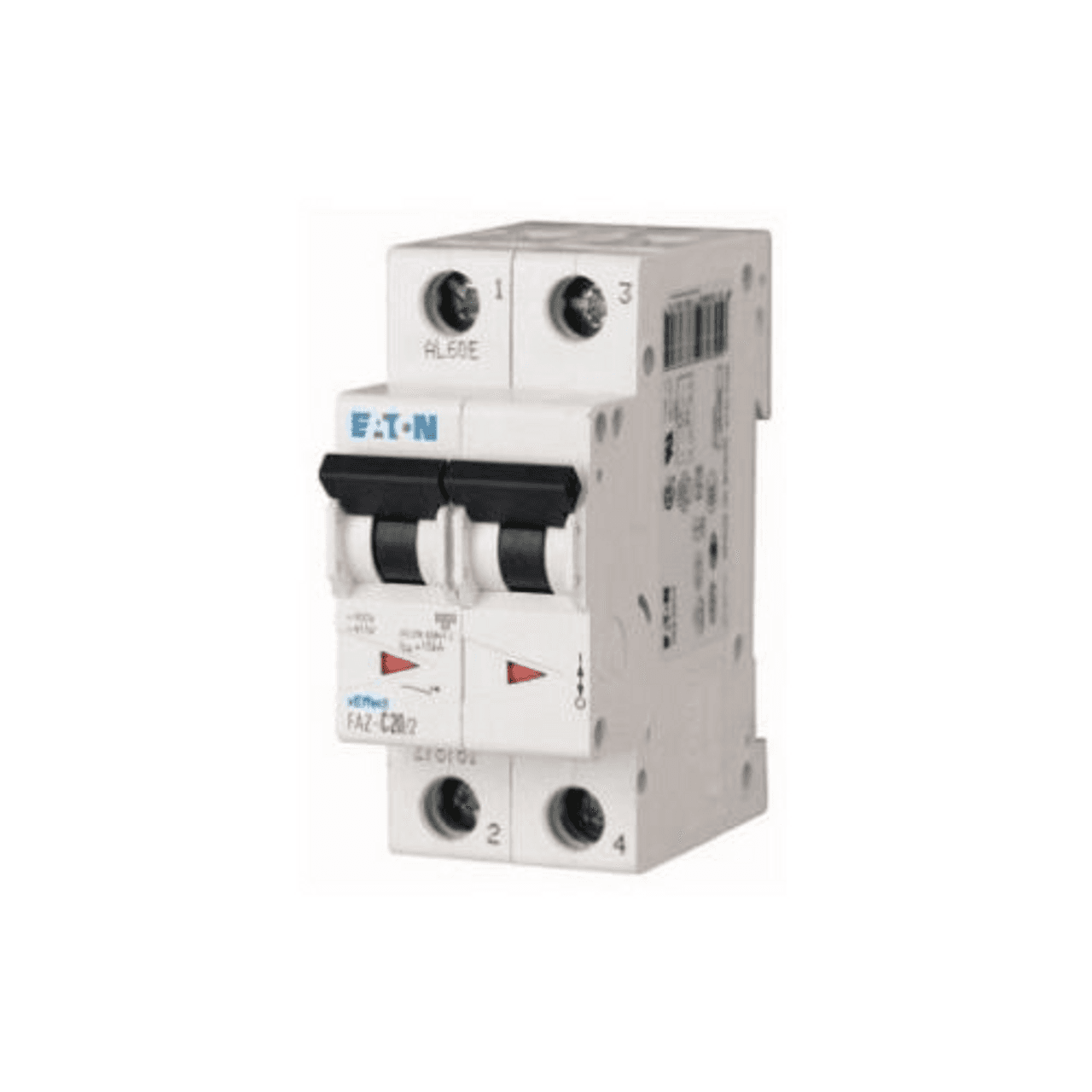 Eaton FAZ-C5/2 Eaton FAZ supplementary protector,UL 1077 Industrial miniature circuit breaker - supplementary protector,Medium levels of inrush current are expected,5 A,15 kAIC,Two-pole,5-10X /n,50-60 Hz,Standard terminals,C Curve FAZ-C5/2 on Advantage Electric Supply