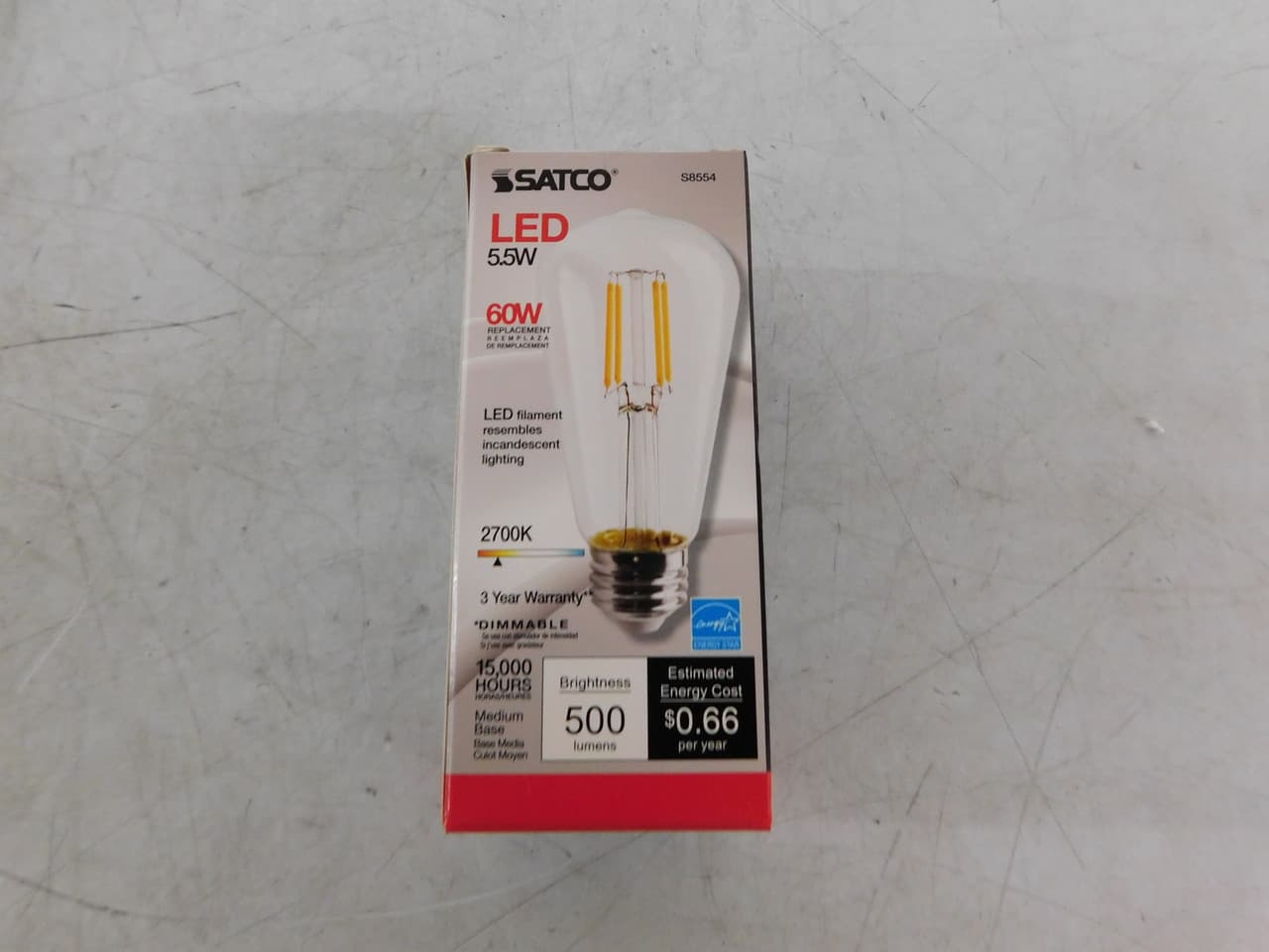 5.5ST19/CL/LED/E26/27K/120V on Advantage Electric Supply