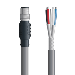 Lapp DN4110019S05 DN4110019S05 - LAPP UNITRONIC® DeviceNet Cordsets 15 & 18 AWG / 1 + 1 pair Bus - Gray PVC - M12 Male / Wire Leads connectors - 5m DN4110019S05 on Advantage Electric Supply