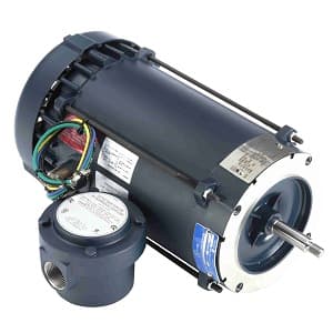 Leeson 116185 Single Phase; 1HP; 56J Frame Size; 3600 Sync RPM; 115/208-230 Voltage; AC; EPFC Enclosure; NEMA Frame Profile; Single Phase; 60 Hertz; C-Face; No Base; 5/8" Shaft Diameter; 14.95" Overall Length; 72 Efficiency Full Load 116185 on Advantage Electric Supply