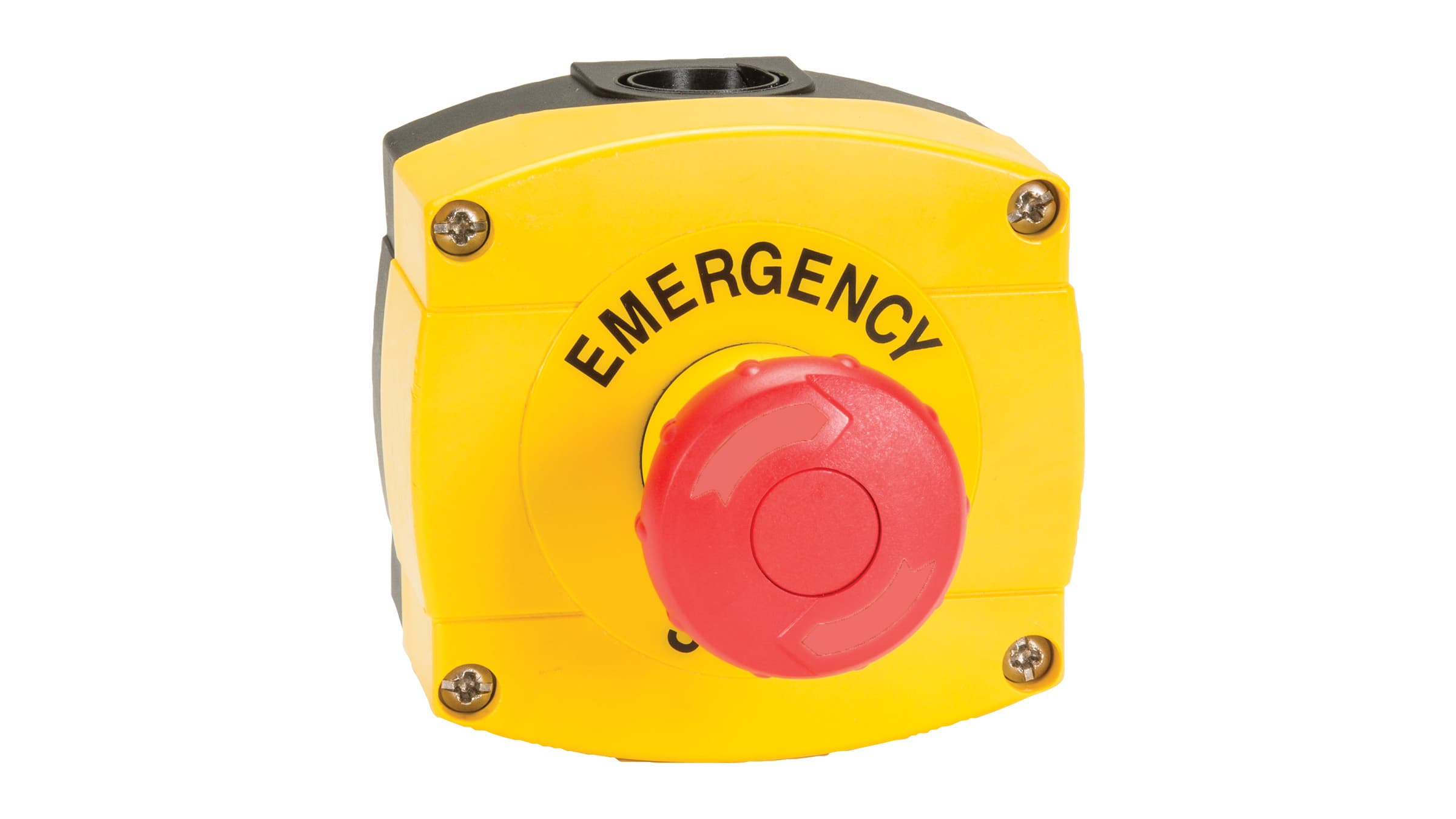 Sprecher + Schuh D7-1YPB14-PX01-ER Sprecher + Schuh D7-1YPB14-PX01-ER - D7 Emergency Stop Pushbutton Station, Yellow Plastic, Mushroom 40mm Twist Release, Red/Yellow Emergency Stop Ring, Plastic Latch, 1NC, Type 4/4X/13 D7-1YPB14-PX01-ER on Advantage Electric Supply