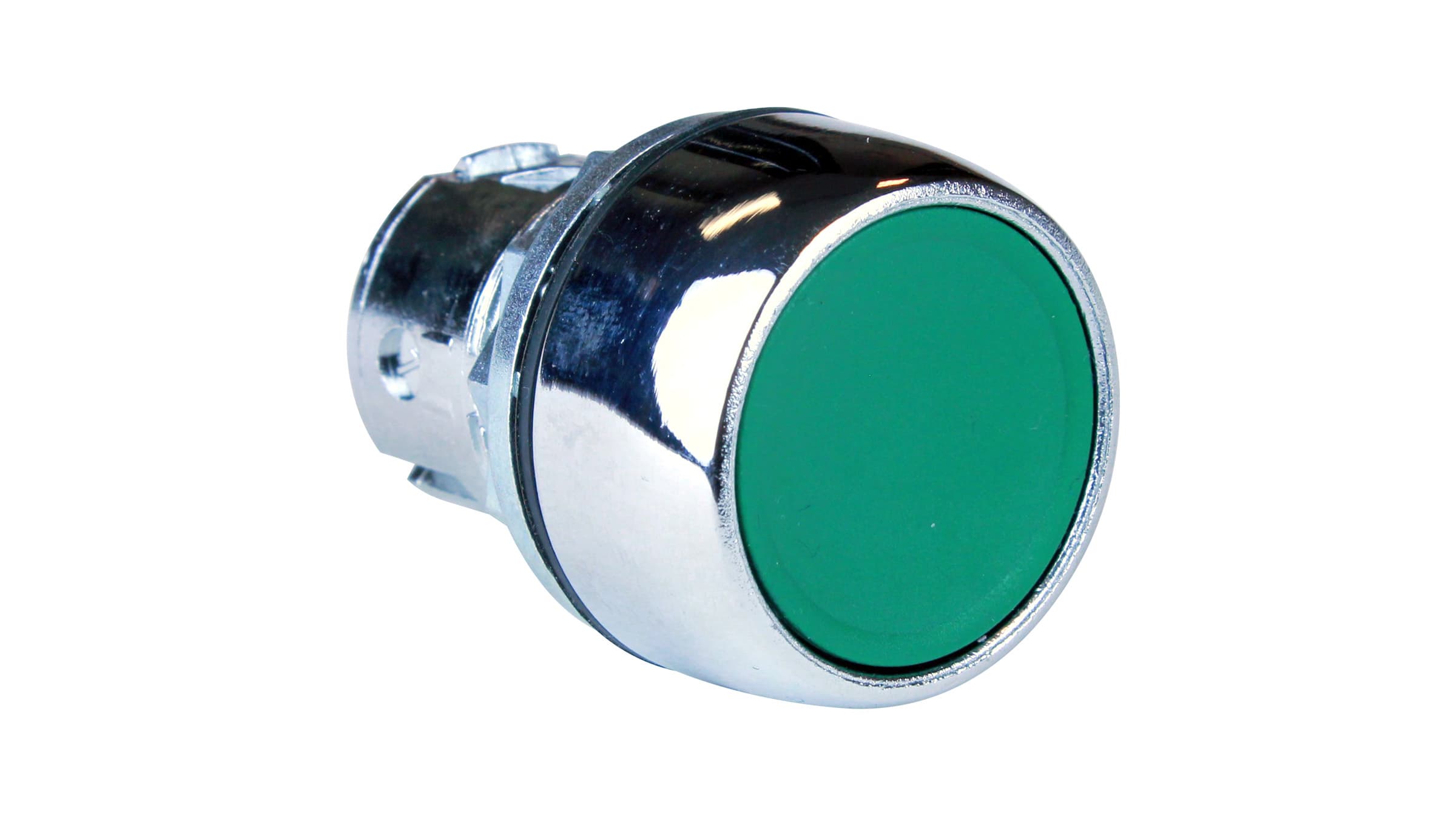 Sprecher + Schuh D7M-F301PX01 Sprecher + Schuh D7M-F301PX01 - D7 22mm Push Button, Non-Illuminated, Metal, Flush Momentary, Green START, Plastic Latch, 1NC Standard, UL Type 4/13, IP66 D7M-F301PX01 on Advantage Electric Supply