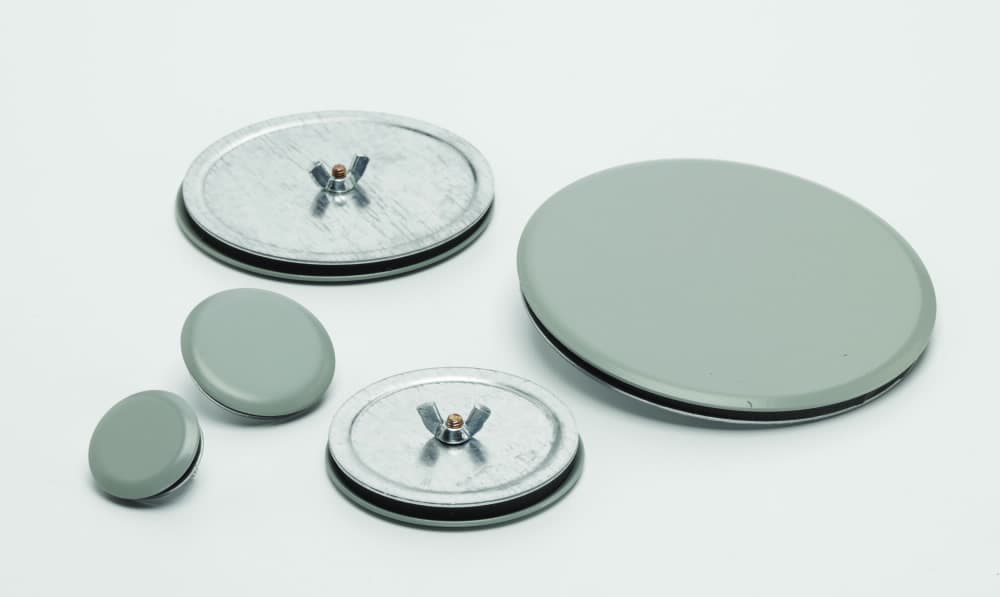 Eaton S050 Eaton B-Line series other enclosure accessories, ANSI 61 gray polyester powder coated, 1/2 inch, Protects openings, pushbuttons and conduit openings, Steel, Oil-tight Hole seals, Hole seals S050 on Advantage Electric Supply