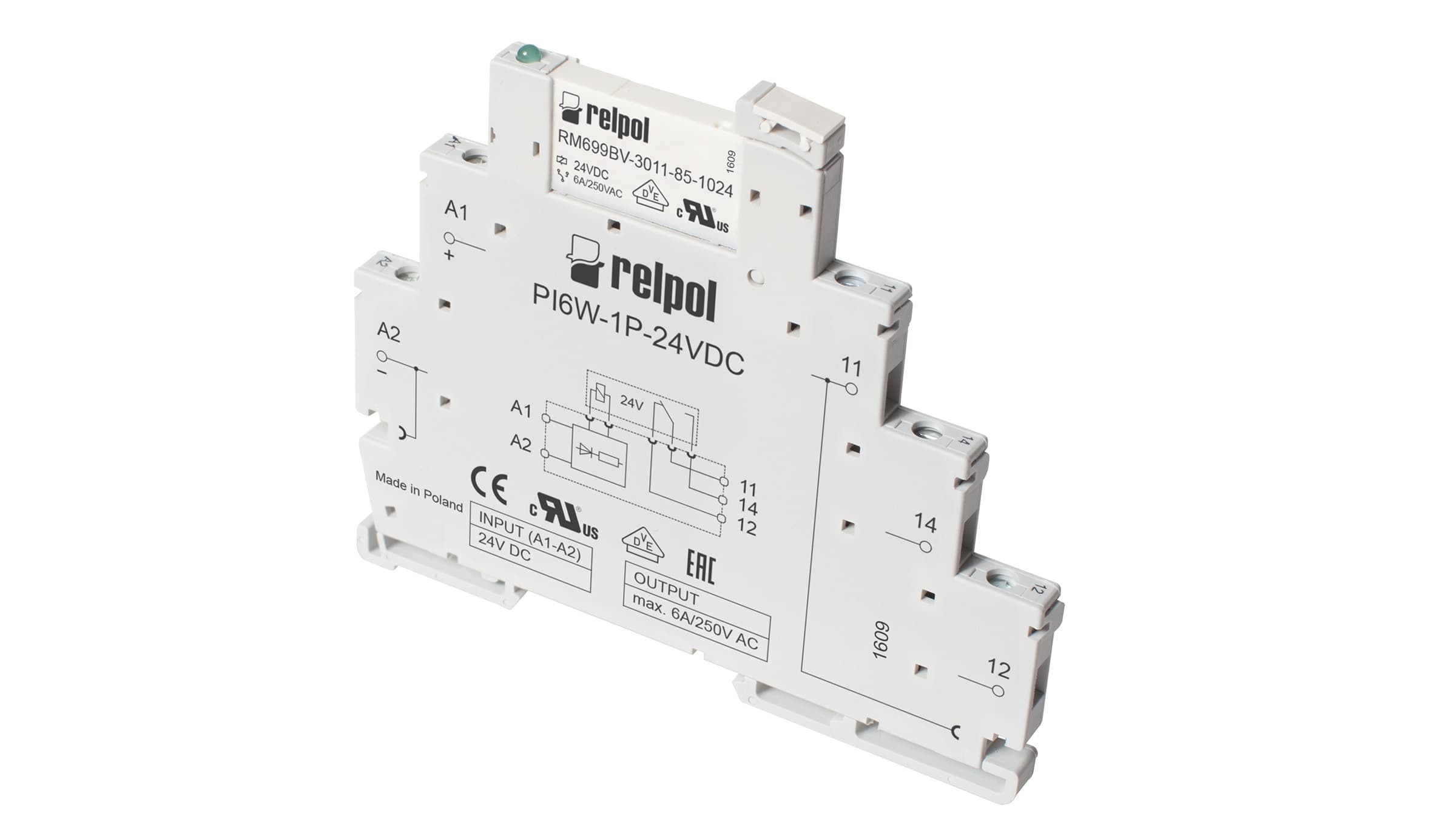PIR6W-1P-12VDC on Advantage Electric Supply