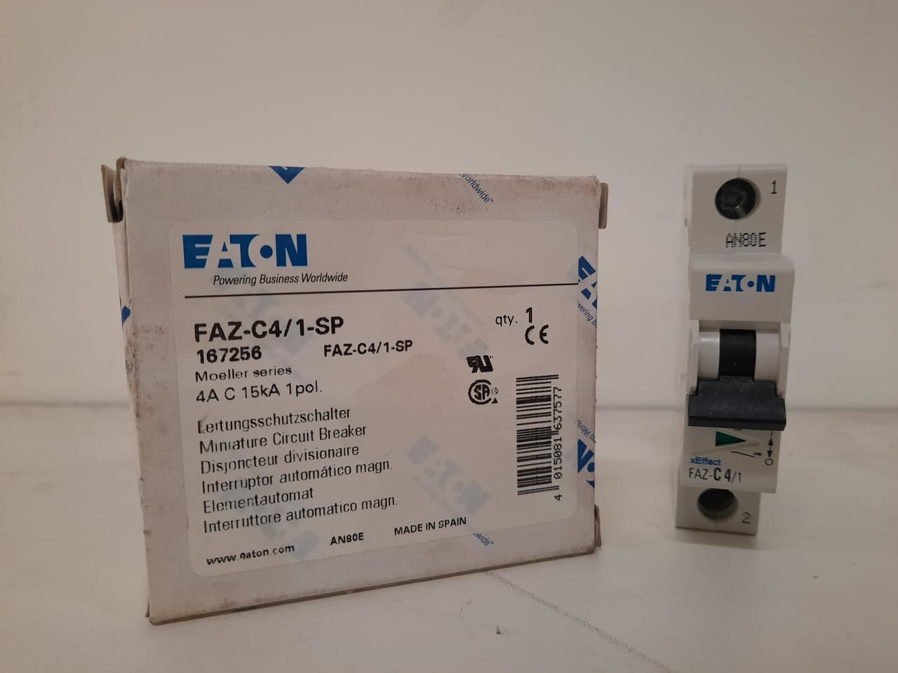 Eaton FAZ-C4/1-SP FAZ-C4/1-SP Eaton - Eaton UL 1077 FAZ circuit breakers FAZ-C4/1-SP on Advantage Electric Supply