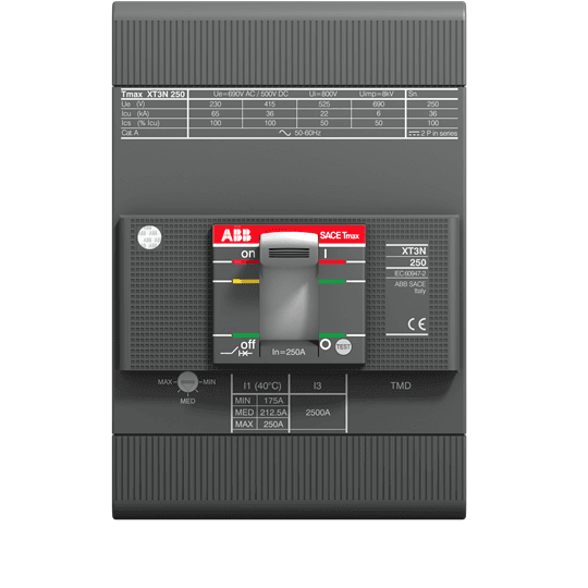 ABB Control 1SDA068053R1 1SDA068053R1 ABB Control - XT3N 250 TMD 63-630 3p F F 1SDA068053R1 on Advantage Electric Supply