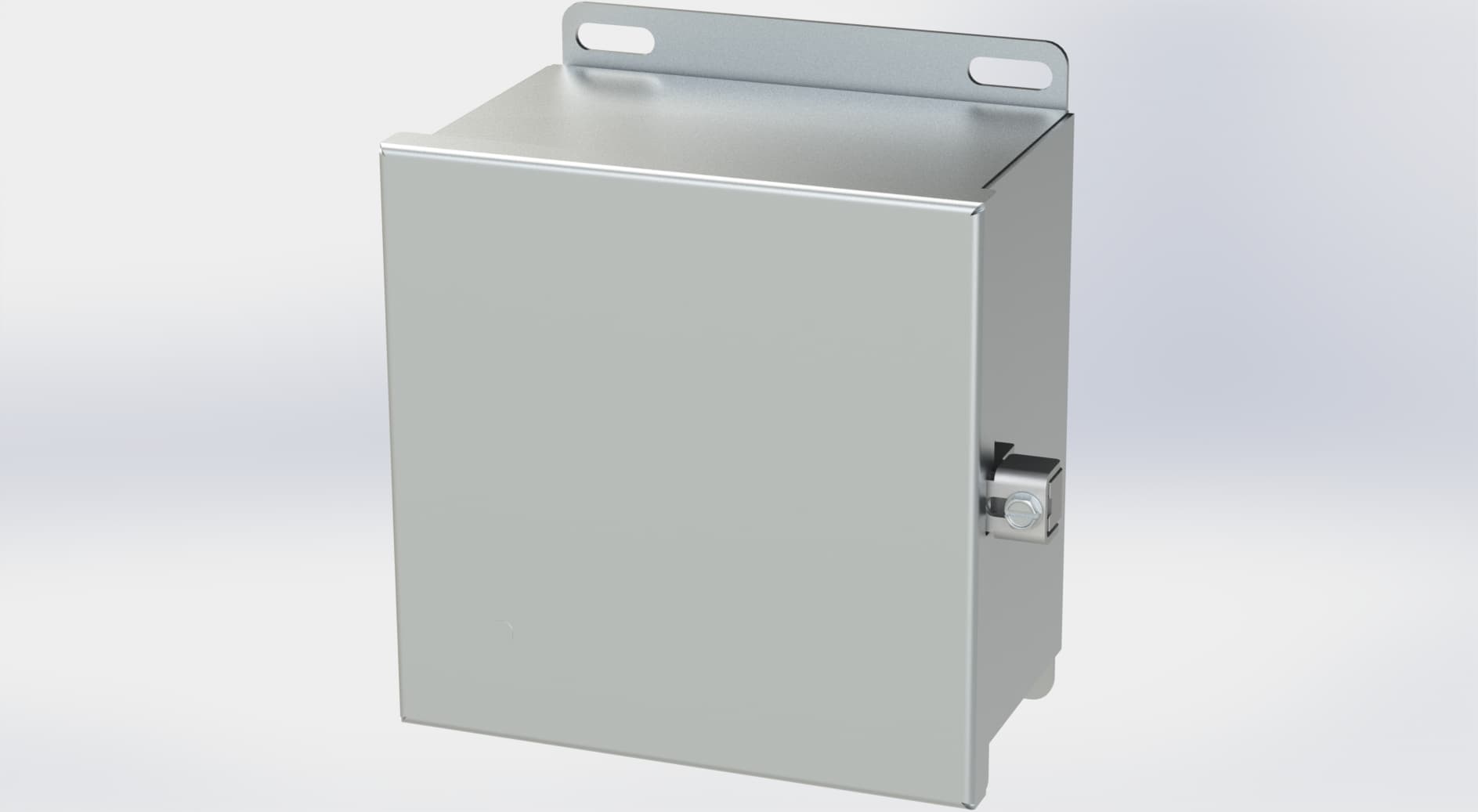 Saginaw Control SCE-606CHNFSS S.S. CHNF Enclosure, Height:6.13", Width:6.00", Depth:4.00", #4 brushed finish on all exterior surfaces. Optional sub-panels are powder coated white. SCE-606CHNFSS on Advantage Electric Supply