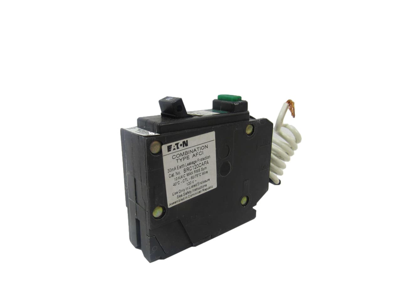 Eaton BRC120CAFA Eaton BRC120CAFA Miniature Circuit Breakers (MCBs) BRC 1P 20A 240V 50/60Hz 1Ph BRC120CAFA on Advantage Electric Supply